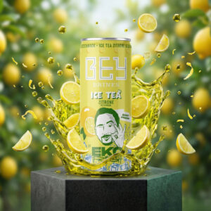 24 X BEY DRINKS ICE TEA ZITRONE 0,33 L